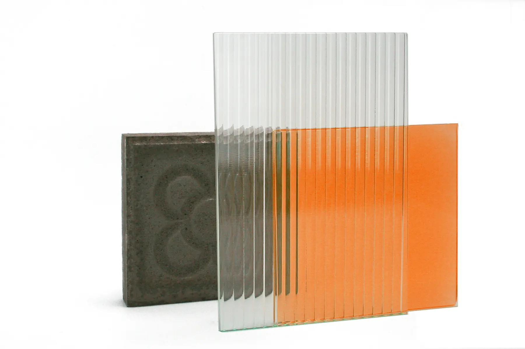 Vidrio Canalite laminado con Vanceva negro